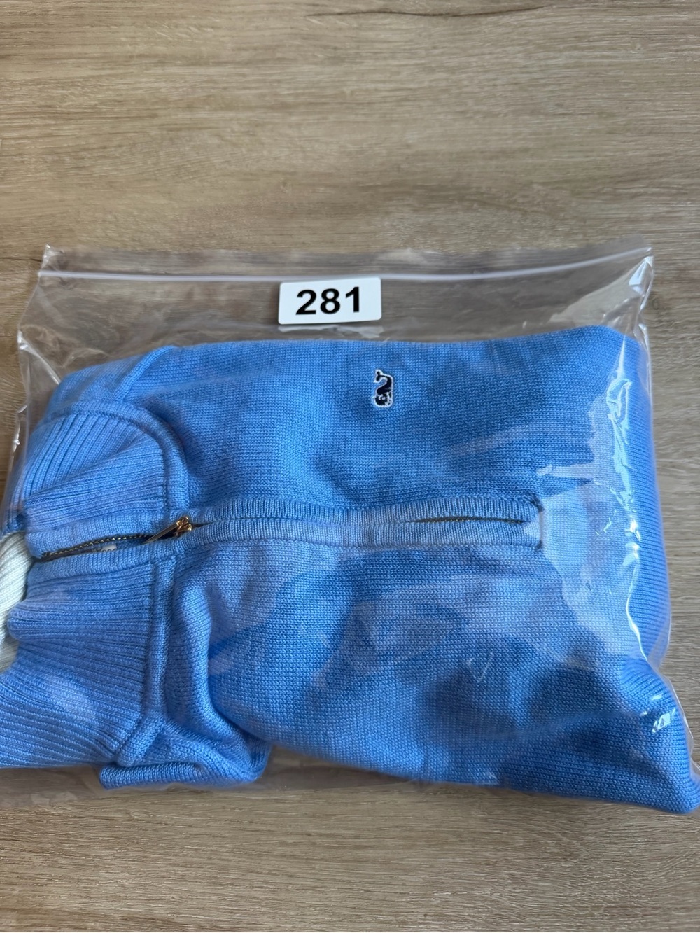Vineyard Vines Quarter Zip Cotton Pullover  Blue Coastal SZ XXS - Picture 7 of 7
